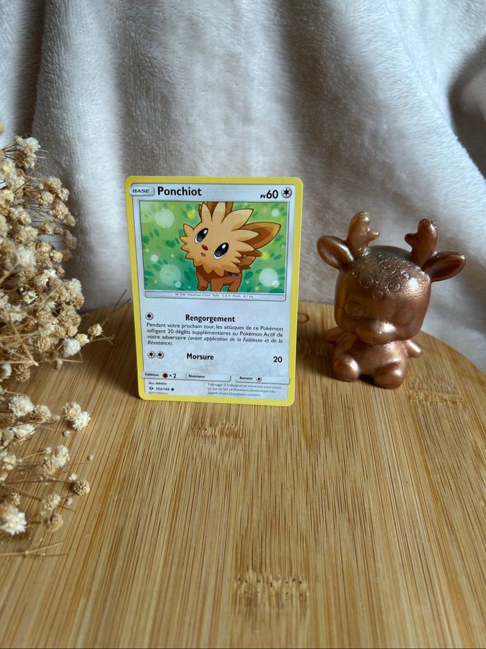 🐾 Carte Pokémon Ponchiot – 103/147 – Gardiens Ascendants (Soleil & Lune) de 2017 🐾