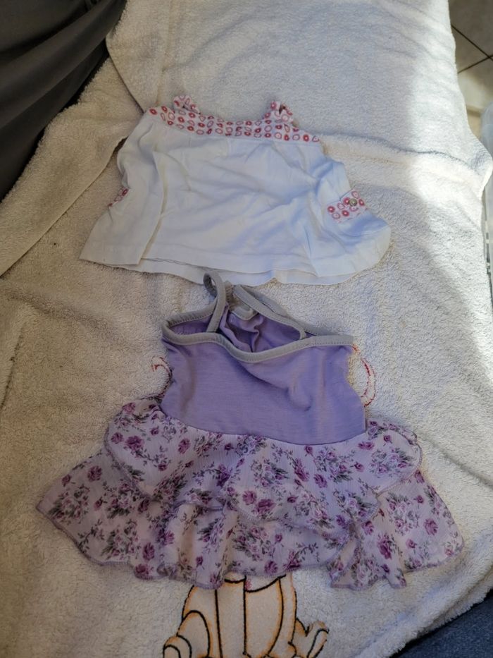 Lot de 6 tee-shirts d'été 6 mois - photo numéro 2