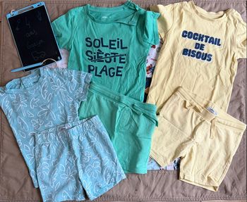 Lot de 3 ensembles complets été Garçon - T4ans - Gémo