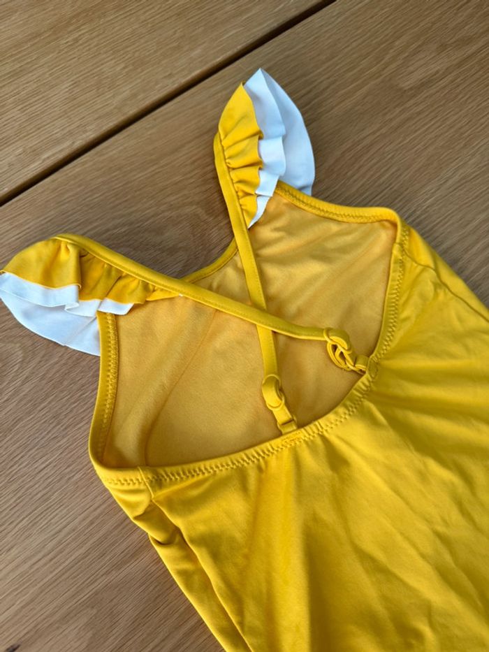 Maillot de bain 1 pièce jaune avec volants - Taille 3 Ans - photo numéro 9