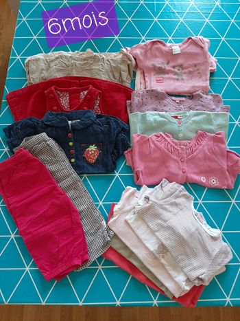 Lot vêtements 6 mois Fille 