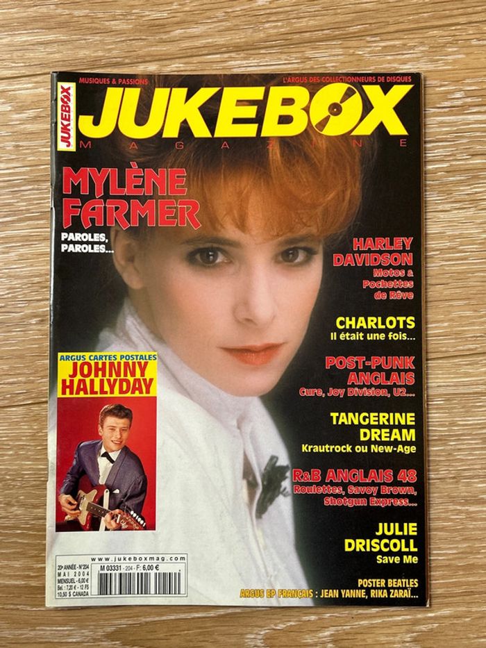 Revue musique jukebox magazine - Mylène Farmer - 204 mai 2004