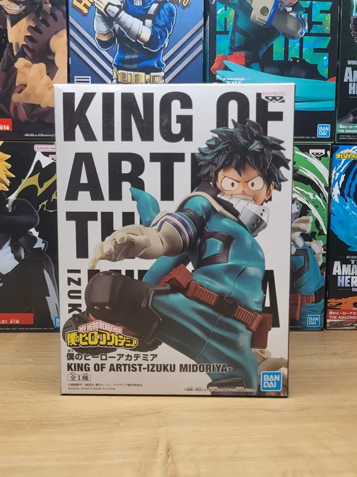 Figurine My Hero Academia Izuku Midoriya King of artist Banpresto Bandai - photo numéro 4