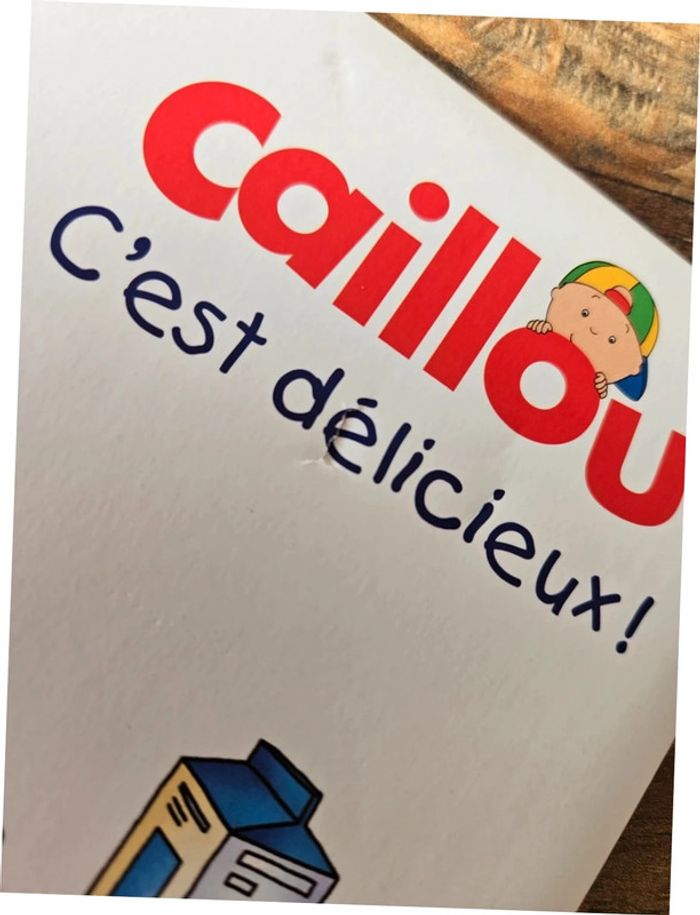 Livre Caillou C'est délicieux ! - photo numéro 2