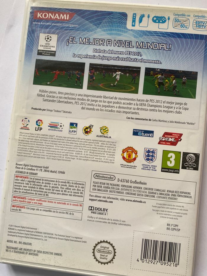 PES 2012 wii - photo numéro 2