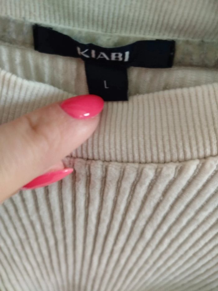 Sweat côtelé KIABI - Taille L - photo numéro 2