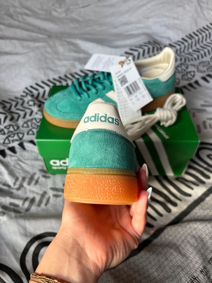 Baskets Basses Femme adidas Handball Spezial Sporty & Rich Green - Taille 37 1/3 - photo numéro 4