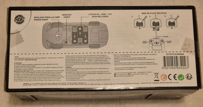 Voiture radiocommandée Bentley GT3 continental 1:24 - photo numéro 5