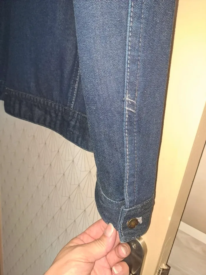 NEUVE veste jean homme jamais portée Bonobo L doublée, grande qualité valeur 69€ - photo numéro 9
