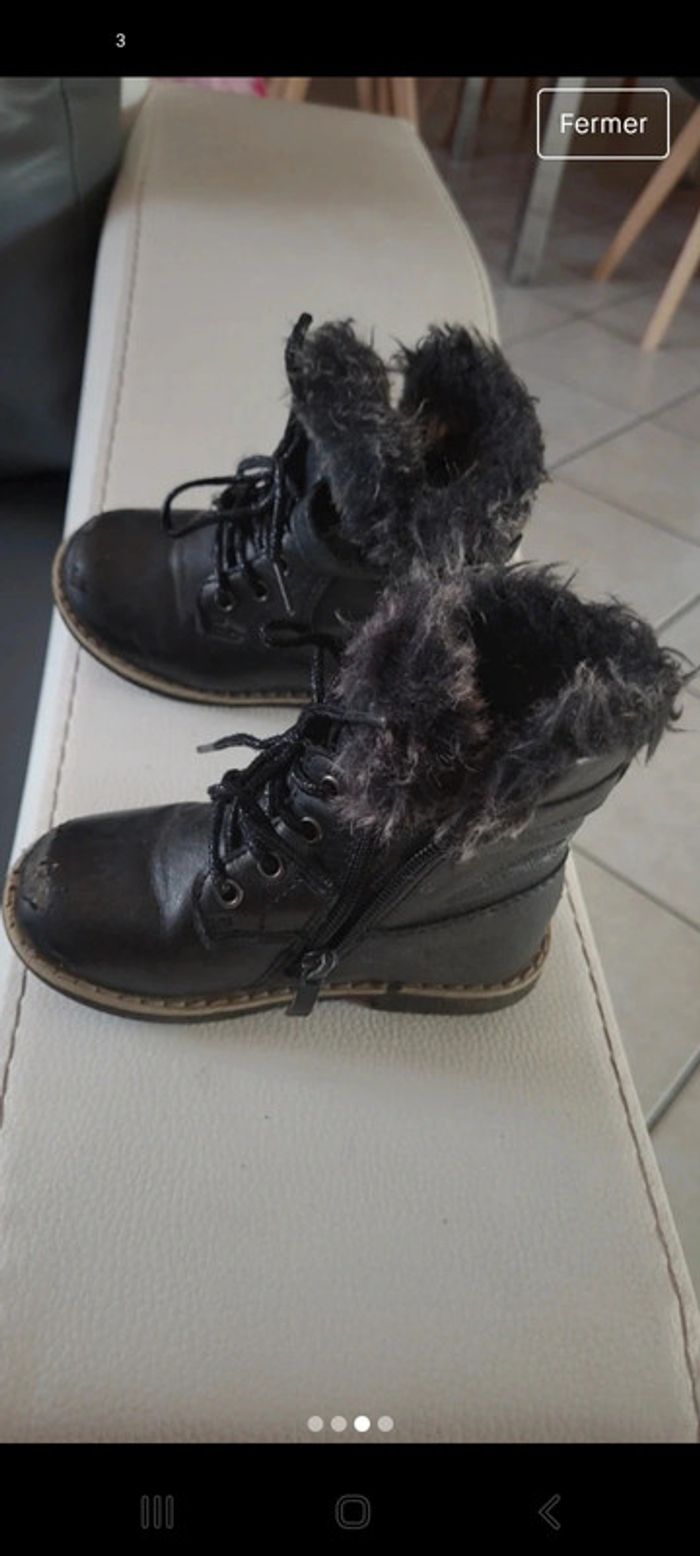 Bottines/bottes fille taille 24 - photo numéro 3