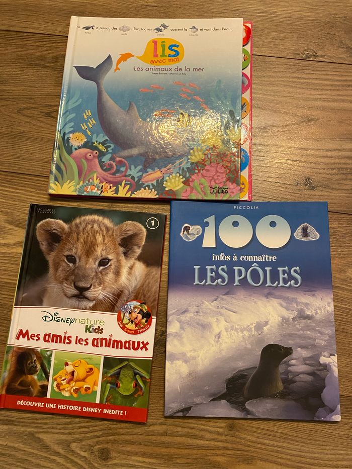 Lot 3 livres enfant découvertes