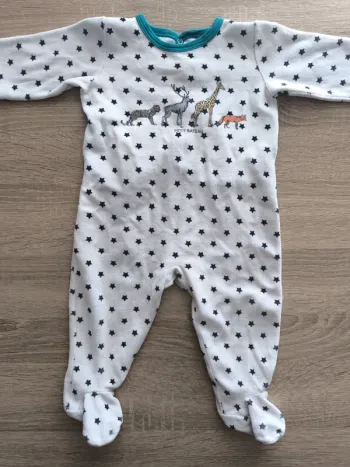 Pyjama 9 mois animaux petit bateau