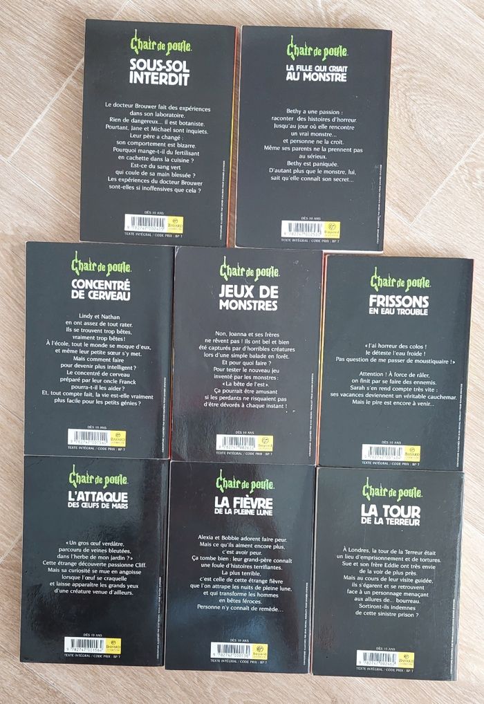 8 Livres Chair de Poule - photo numéro 2