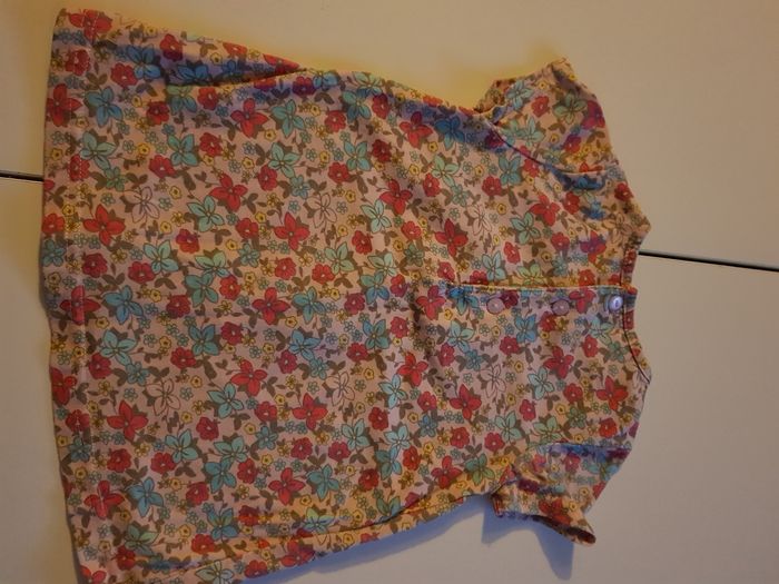 Robe rose à fleurs - photo numéro 2