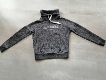 Sweat épais noir chiné Taille S Pimkie