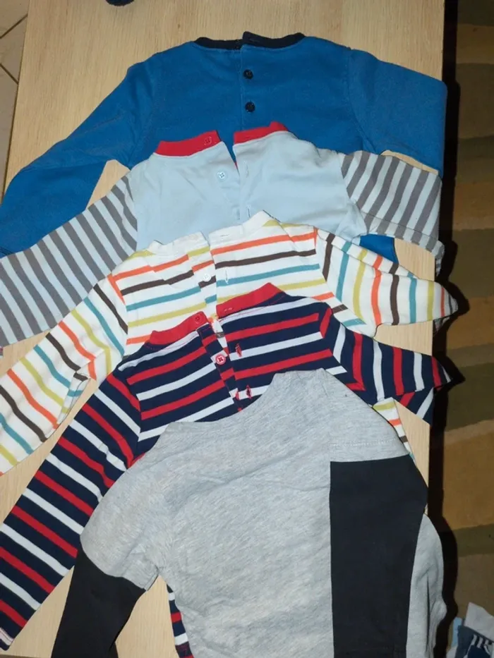 Lot de 5 tee-shirts ML 2 ans - photo numéro 7