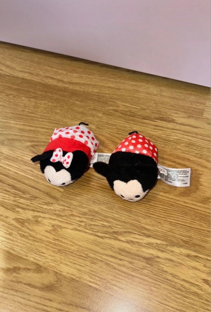 Lot de 2 Tsum Tsum Disney Mickey et Minnie - neuf avec étiquette - photo numéro 2