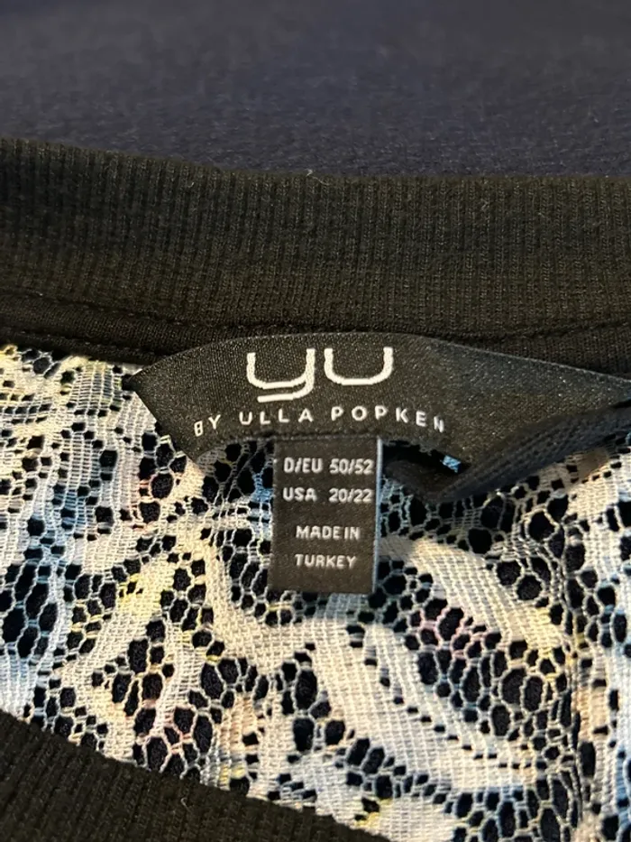 Veste en dentelle fleurie Ulla Popken 50-52 tres bon état - photo numéro 6