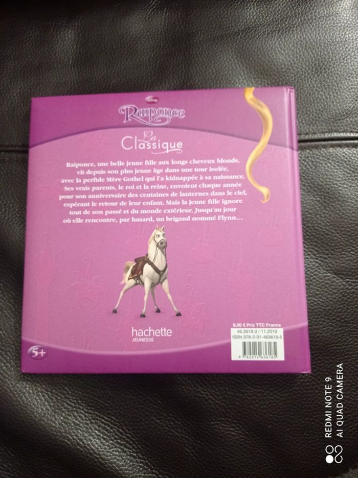 Livre album enfant disney, Raiponce, Éditions Hachette Jeunesse - photo numéro 6