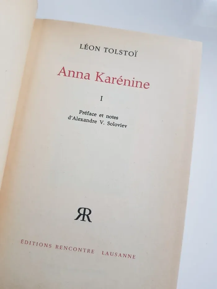 Léon Tolstoï (Écrivain) Anna Karénine I - photo numéro 3