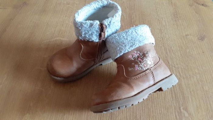 Petites bottes 21 doublée polaire