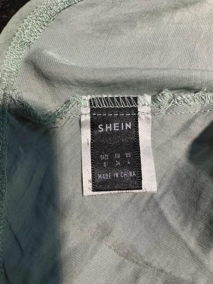 Haut à bretelles SHEIN vert S - photo numéro 3