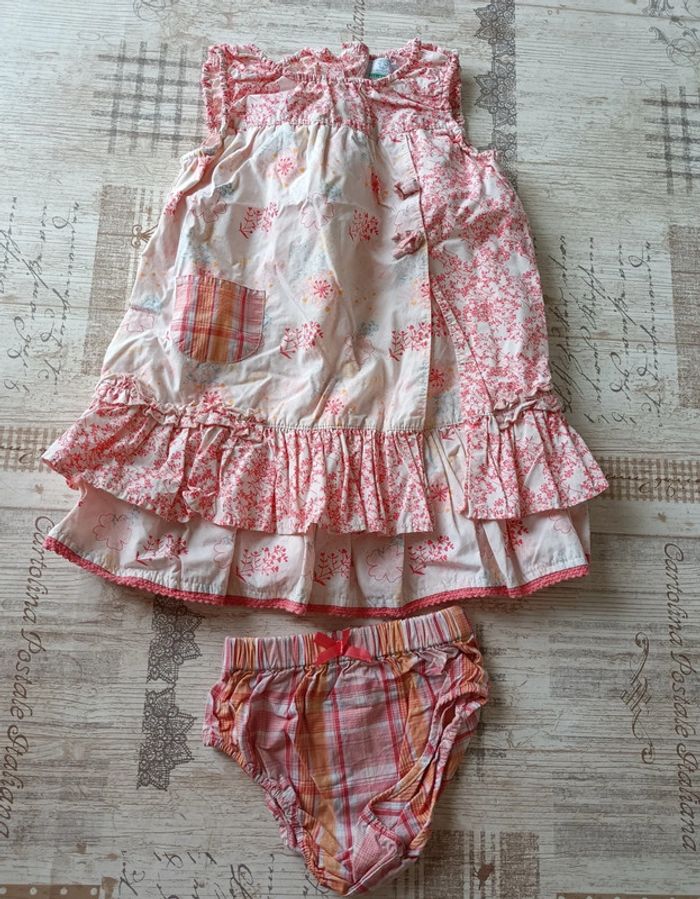 Robe et sa culotte Verbaudet 18 mois
