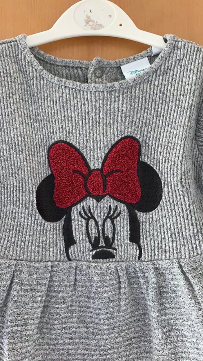 Robe Minnie à manches longues taille 2 ans - photo numéro 2
