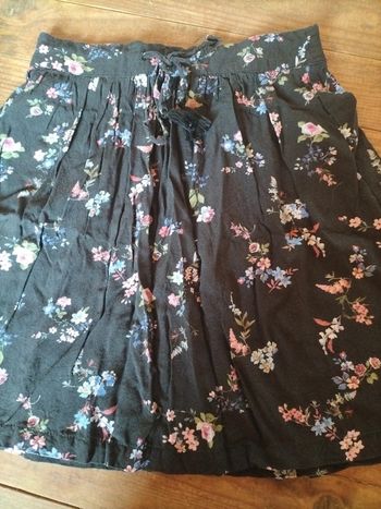 Jupe patineuse à fleur