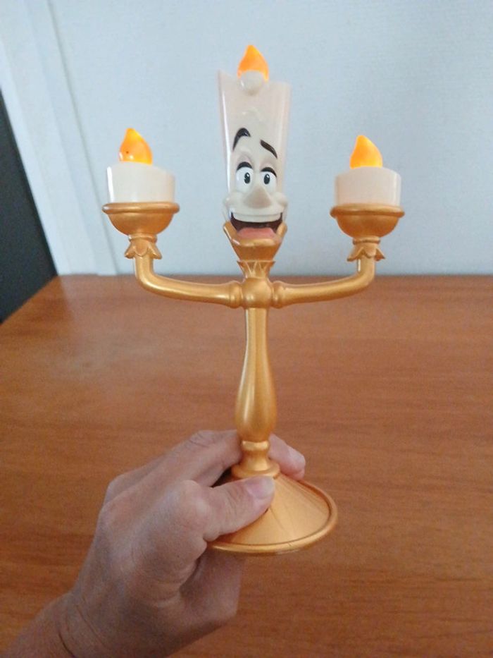 Lumière de la belle et la bete disney vintage - photo numéro 8