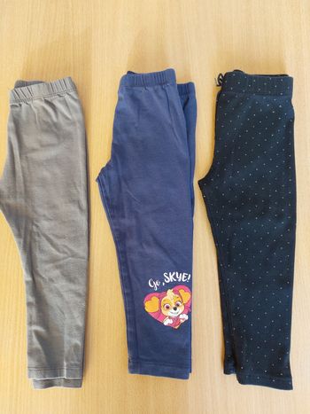 Lot 3 leggings 2 ans