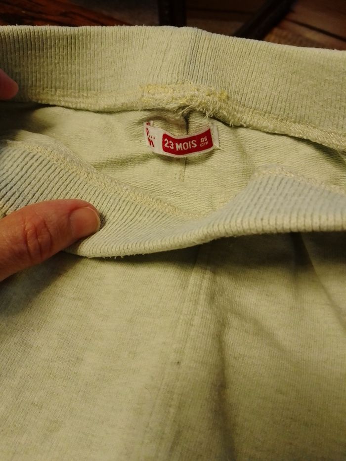 Pantalon vert anis 23 mois Dpm - photo numéro 2
