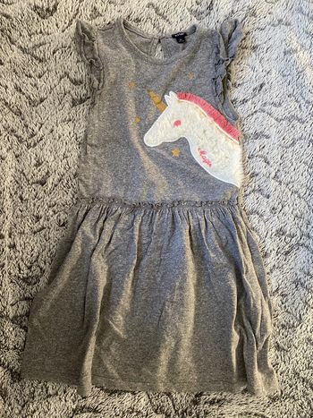 Robe Kiabi grise - 8 ans