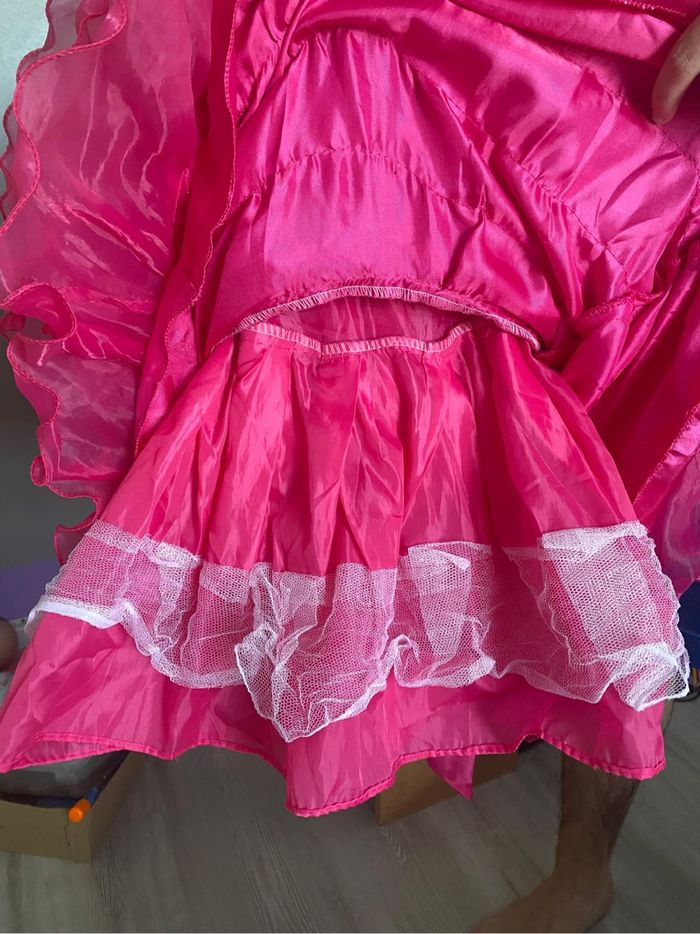 Robe de cérémonie rose froufrous - photo numéro 3