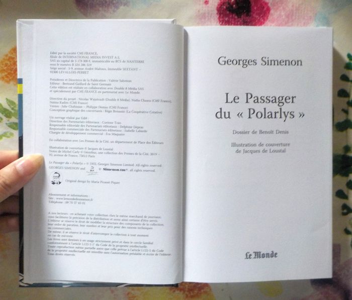 LE PASSAGER DU "POLARLYS" de SIMENON Ed. Le Monde - photo numéro 6