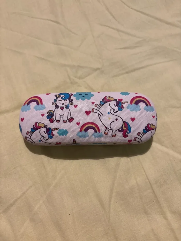 Étui à lunettes licorne