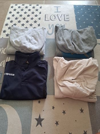 Vend lot pulls/sweats garçon