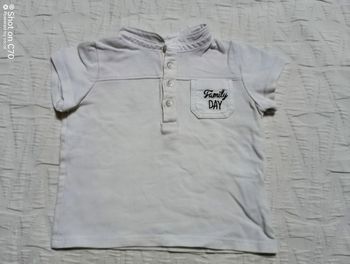 Kiabi haut manches courtes maille polo 6 mois