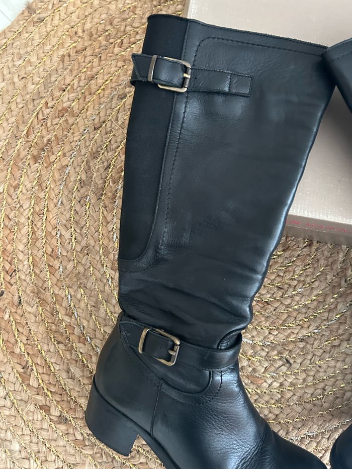 Bottes plates noires - photo numéro 3