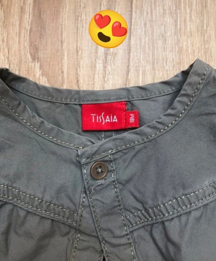 Robe kaki 18mois Tissaia - photo numéro 4