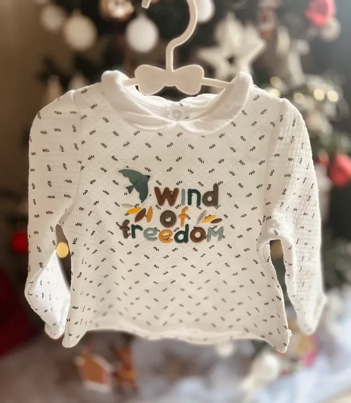 Pull fin en relief à col claudine 23 mois - Obaïbi - photo numéro 2