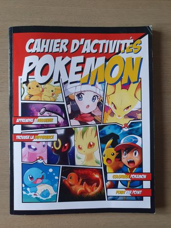 Cahier d'activités Pokemon 