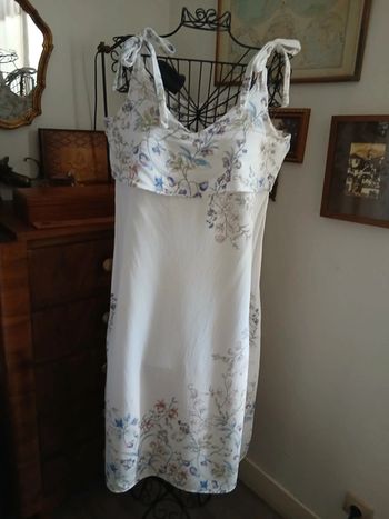Robe longue bretelles larges réglables