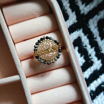 Magnifique bague neuve acier