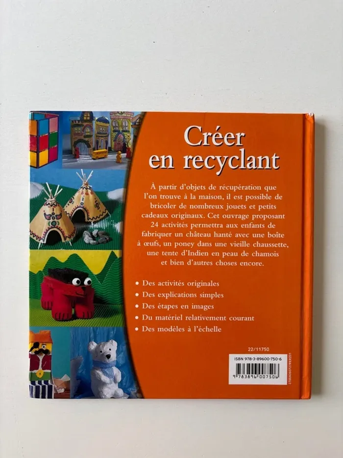 Livre créer en recyclant loisirs créatifs pour enfants - photo numéro 2