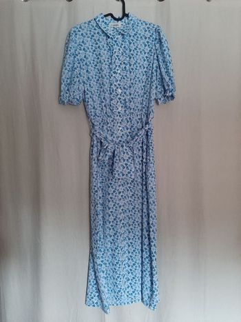 Robe longue à fleurs v.code