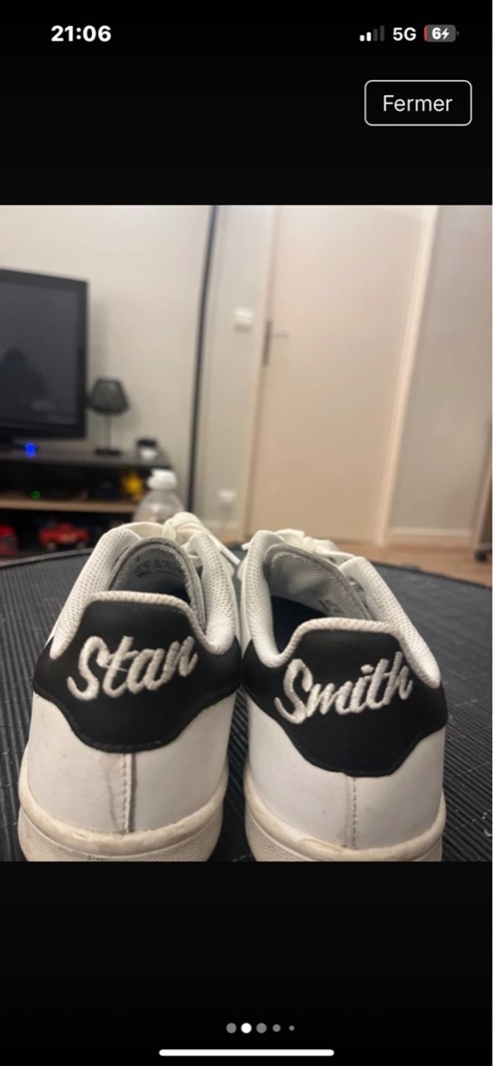 Baskets adidas Stan smith pour garçons et filles - photo numéro 2