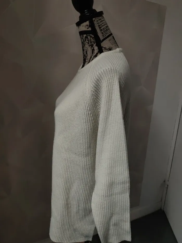 Pull blanc - photo numéro 4