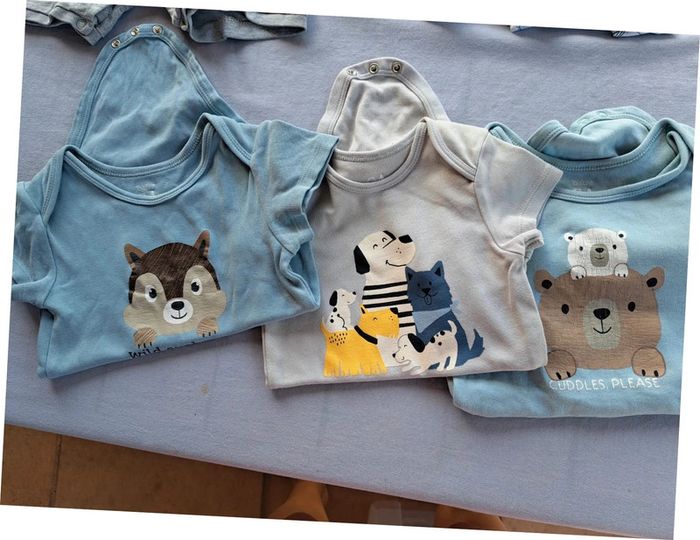 Lot été 18 mois barboteuses, shorts, body - photo numéro 7