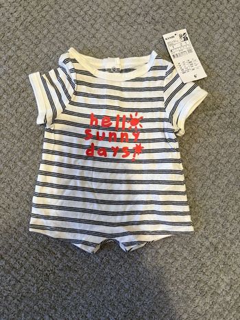 Grenouillère / conbishort kiabi 1 mois 